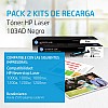 HP 103AD 2-Pack Toner Reload Kit (Black)