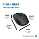 HP 150 Wireless Mouse,1600 DPI, 10 m Range, 2.4 GHz USB dongle for Instant connectivity, Ambidextrous, Ergonomic Black