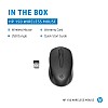 HP 150 Wireless Mouse,1600 DPI, 10 m Range, 2.4 GHz USB dongle for Instant connectivity, Ambidextrous, Ergonomic Black