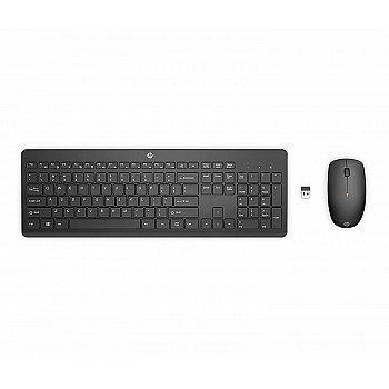 HP 230 Wireless Black Keyboard and Mouse Combo 1600 DPI (18H24AA)