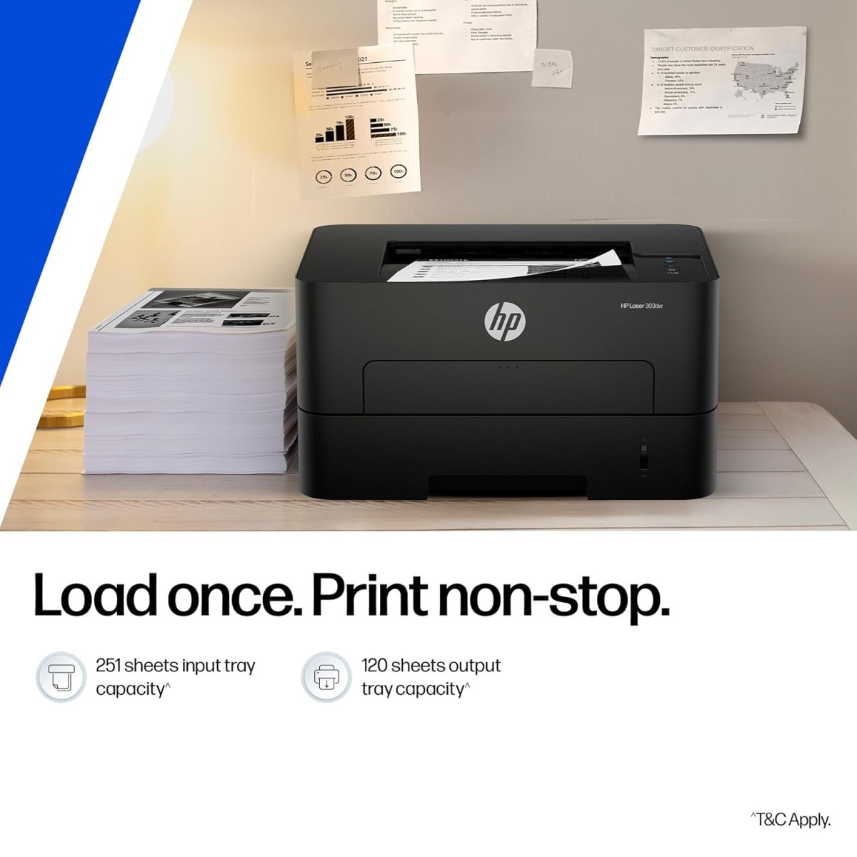 HP 303dw Auto Duplex WiFi Laser Printer (New Launch), 30 PPM, 256 MB Memory, Black HP 303dw Auto Duplex WiFi Laser Printer (New Launch), 30 PPM, 256 MB Memory, Black