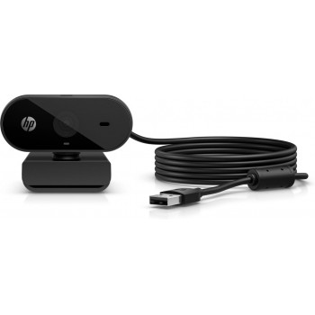 HP 325 1080p Full HD USB Computer Webcam with Mic & Privacy Cover - for Desktop, Laptop, & Chromebook Zoom & Teams Compatible - Clip Mount, Tripod Support, 66º Wide-Angle