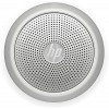 HP 360 Mono Portable Silver Bluetooth Speaker with Built-in Microphone Ip54 Dust and Water Resistance 2D801AA