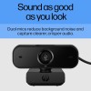 HP 430 FHD Webcam, 2MP, Portable Plug-and-Play Webcam with Dual mics and auto Adjustment