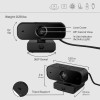 HP 430 FHD Webcam, 2MP, Portable Plug-and-Play Webcam with Dual mics and auto Adjustment