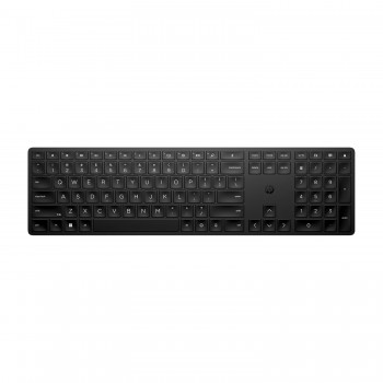 HP 450 Programmable Wireless, Full Size; 3-Zone Layout Keyboard, 2.4 Ghz Wireless Connection, Compatible with Pcs with Available USB-A Port, Black