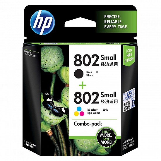 HP 802 Small Black Original Ink Cartridge