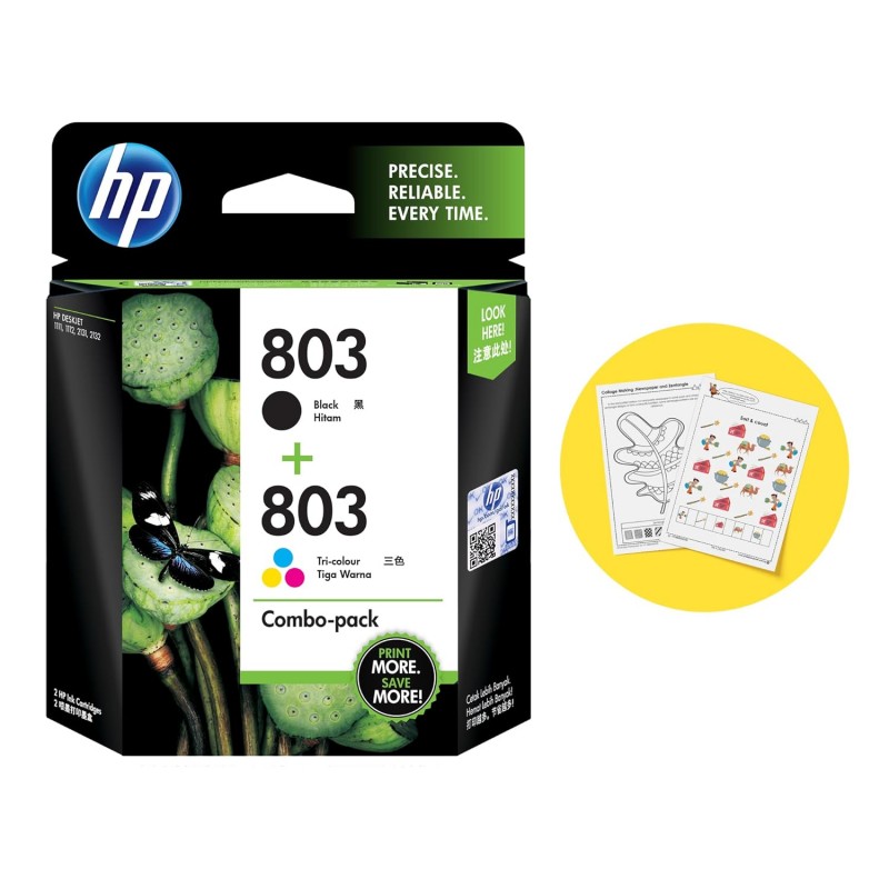 HP 803 Small Black Original Ink Cartridge HP 803 Small Black Original Ink Cartridge