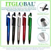HP 861 Ink Cartridge (Colour) with 3in1 Multi-Function Mobile Phone Stand, Stylus Pen, Anti-Metal Texture Rotating Ballpoint Pen (Very Colors)