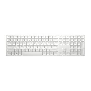 HP 970 Creator Keyboard, Wireless and Multi-Device with 20 programmable Shortcut Keys, Backlit with sensors, up to 6 Month Battery, AES encrypted, 1yr Warranty, 0.67 kg, Silver HP 970 Creator Keyboard, Wireless and Multi-Device with 20 programmable Shortcut Keys, Backlit with sensors, up to 6 Month Battery, AES encrypted, 1yr Warranty, 0.67 kg, Silver