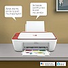 HP Deskjet 2729 WiFi Colour Printer, Scanner and Copier for Home/Small Office, Dual-Band Wi-Fi, Voice Activated Printing