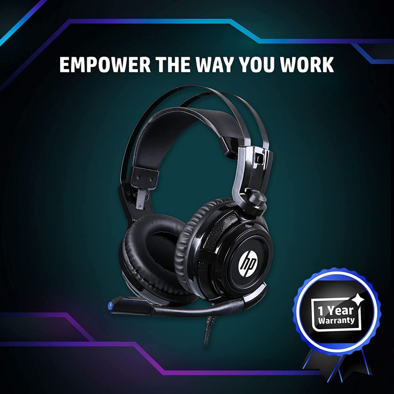 HP H200Gs Wired Gaming Over Ear Headphones with Mic