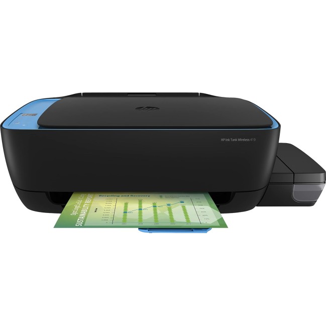 HP Ink Tank 419 All-in-one Wifi Colour Printer with 1 additional black Ink bottle in the box, Print, Scan & Copy for Office/Home Refurbished