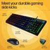 HP KM300F Wired USB Gaming Keyboard and Mouse Set, Membrane Backlit, 26 Keys Anti-Ghosting, 3 LED Indicators & 3D 6K USB Mouse with 6400DPI,Six-Speed Cyclic Resolution Switching, Black HP KM300F Wired USB Gaming Keyboard and Mouse Set, Membrane Backlit, 26 Keys Anti-Ghosting, 3 LED Indicators & 3D 6K USB Mouse with 6400DPI,Six-Speed Cyclic Resolution Switching, Black