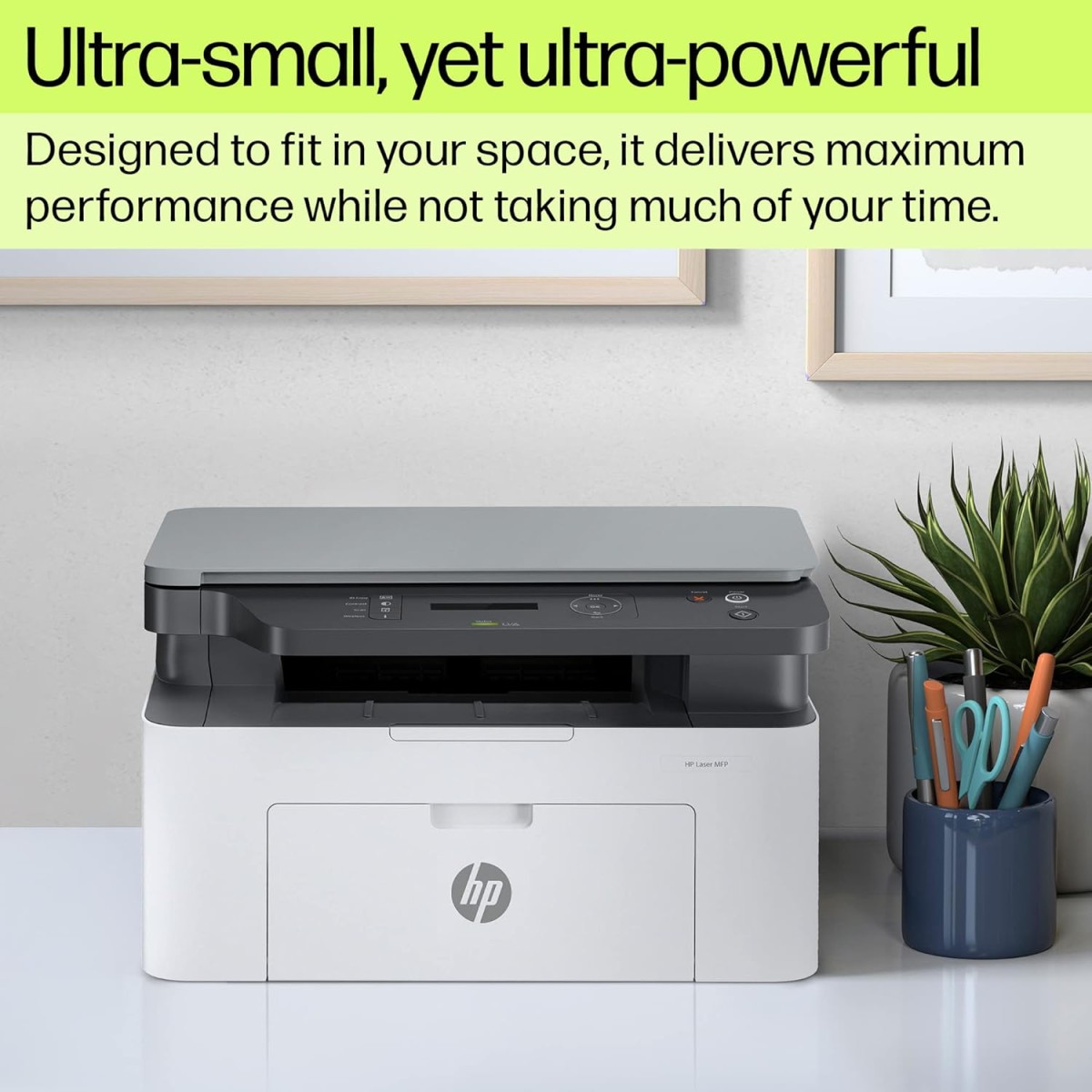 HP Laser MFP 1188a, Print, Copy, Scan, Hi-Speed USB 2.0, Up to 21 ppm, 150-sheet Input Tray, 100-sheet Output Tray, 10,000-page