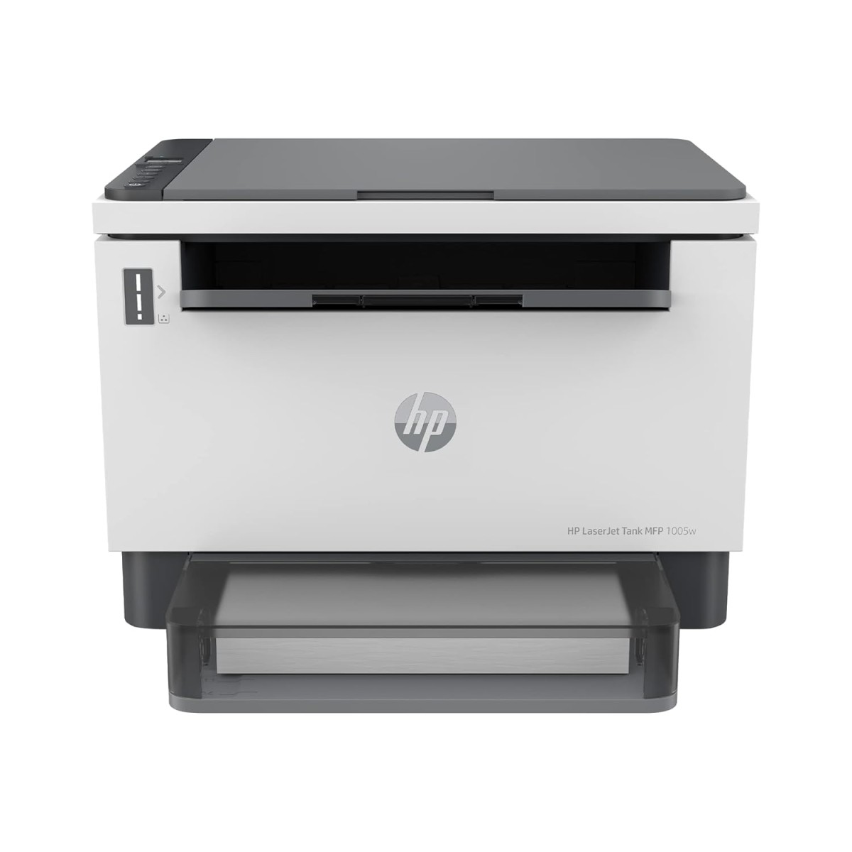 HP LaserJet Tank MFP 1005w, Wireless, Print, Copy, Scan, Hi-Speed USB 2.0, Bluetooth LE, Up to 22 ppm, 150-sheet Input Tray, 100-sheet Output Tray, 1-Year Warranty, Black and White, 381U4A HP LaserJet Tank MFP 1005w, Wireless, Print, Copy, Scan, Hi-Speed USB 2.0, Bluetooth LE, Up to 22 ppm, 150-sheet Input Tray, 100-sheet Output Tray, 1-Year Warranty, Black and White, 381U4A