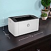 HP Laserjet 108w Single Function Monochrome Laser Wi-Fi Printer for Home/Office, Compact Design, Printing