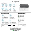 HP Laserjet 136nw WiFi Printer, Print Copy Scan, Compact Design, Reliable and Fast Printing, Network Support Refurbished 