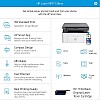 HP Laserjet 136nw WiFi Printer, Print Copy Scan, Compact Design, Reliable and Fast Printing, Network Support Refurbished 