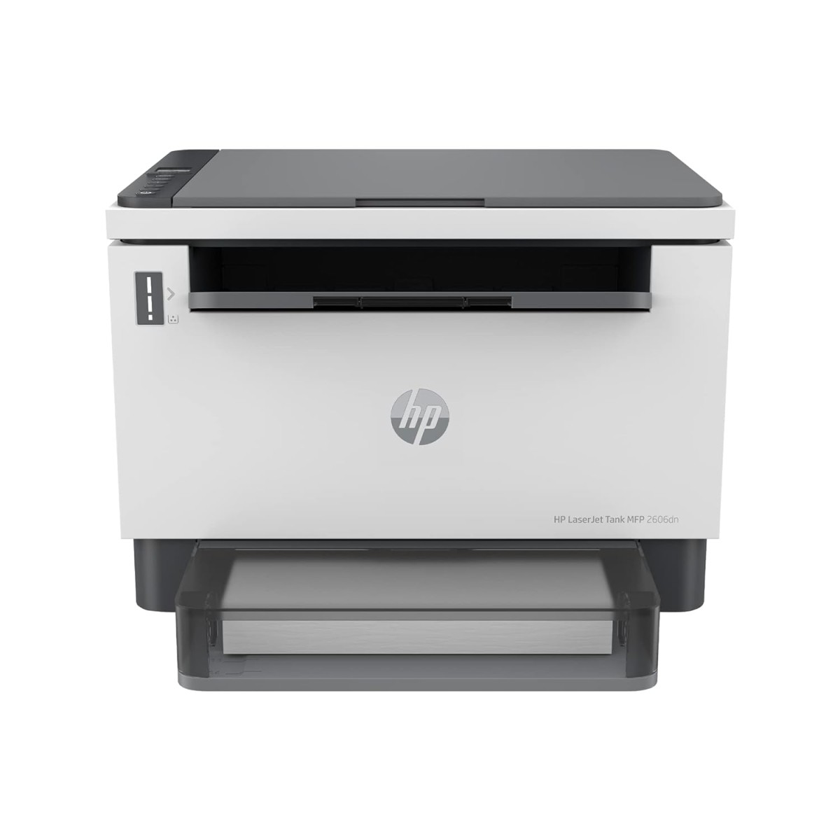 HP LaserJet Tank 2606dn All-in-One Printer | Duplex Print, Copy, Scan | Fast Toner Refill, Low-Cost B&W, Mobile Printing HP LaserJet Tank 2606dn All-in-One Printer | Duplex Print, Copy, Scan | Fast Toner Refill, Low-Cost B&W, Mobile Printing