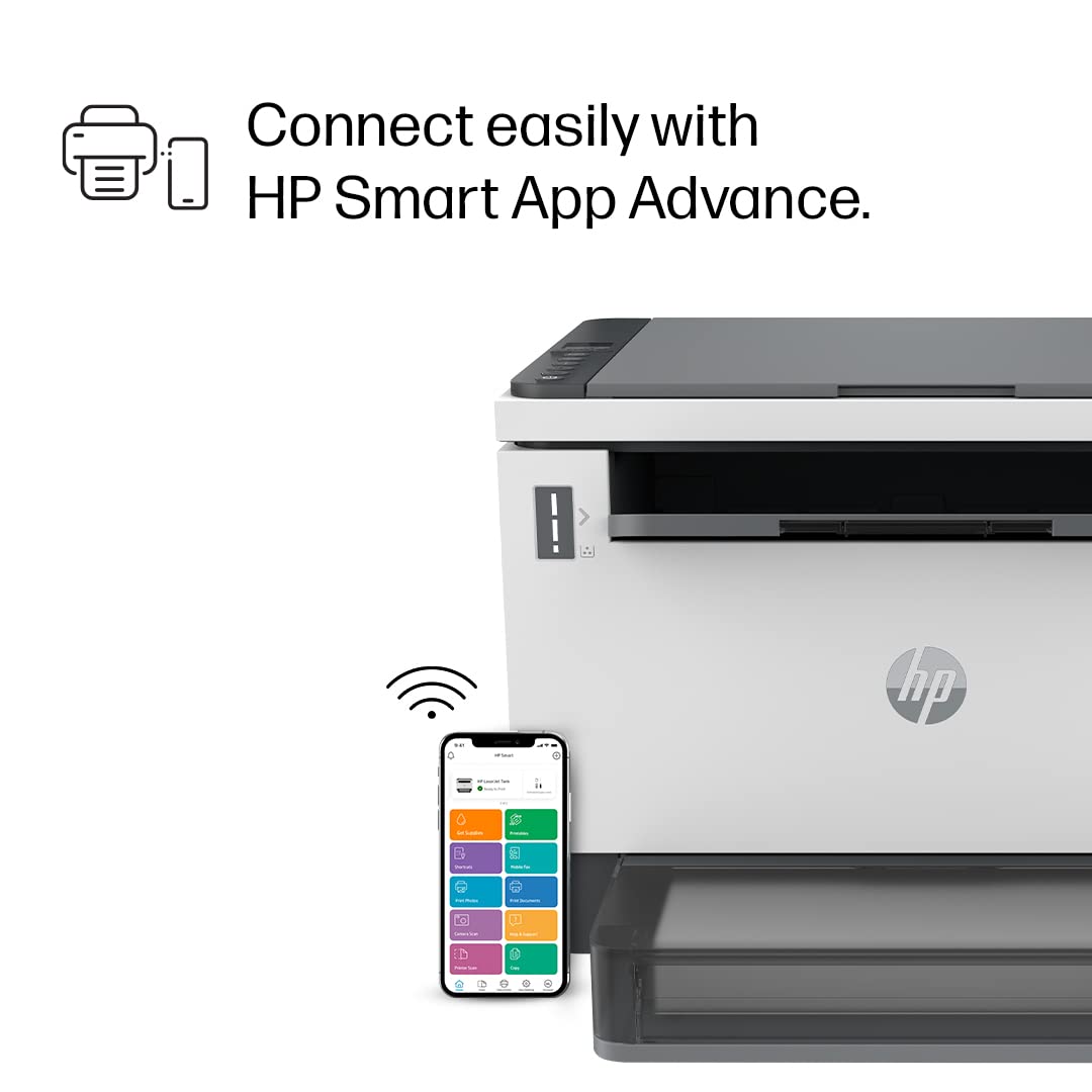 HP LaserJet Tank 2606dn All-in-One Printer | Duplex Print, Copy, Scan | Fast Toner Refill, Low-Cost B&W, Mobile Printing HP LaserJet Tank 2606dn All-in-One Printer | Duplex Print, Copy, Scan | Fast Toner Refill, Low-Cost B&W, Mobile Printing