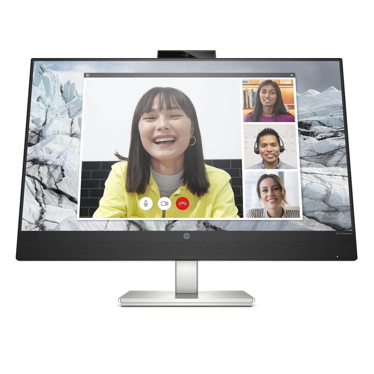 HP M27 27" FHD IPS Monitor, 75Hz, AMD FreeSync, 99% sRGB, 5MP Webcam, 300 Nits, 1x HDMI 1.4 (459K0AA)