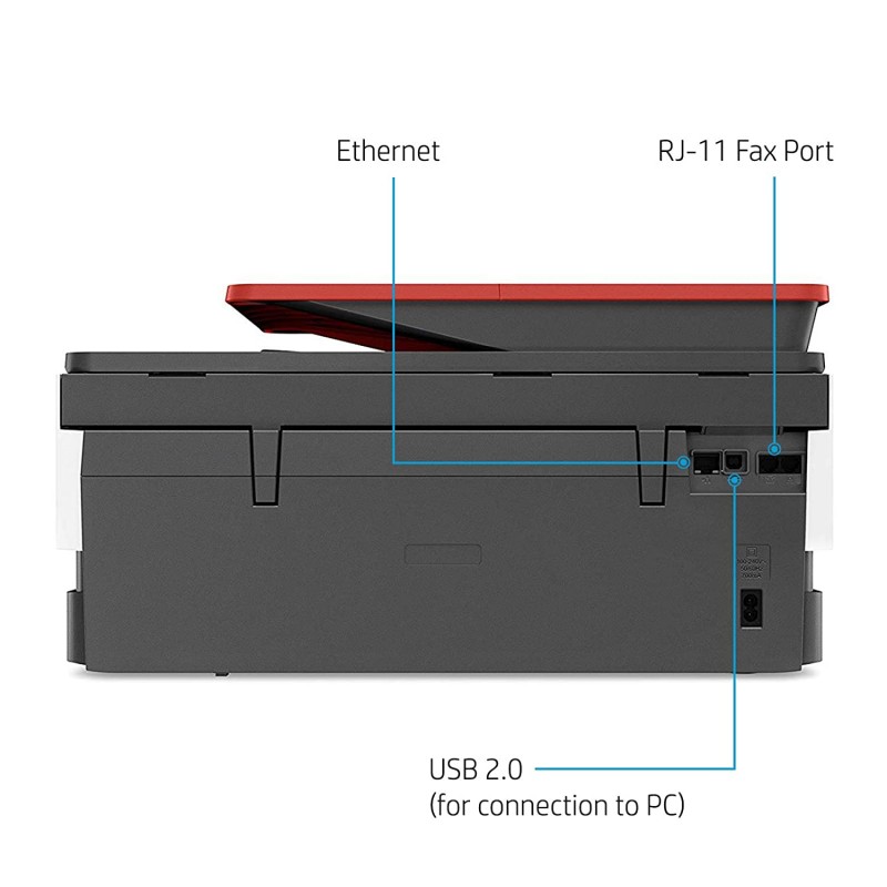 HP OfficeJet Pro 8026 All-in-One Wireless Smart Colour Printer with Auto-Duplex, ADF with Voice-Activated Printing