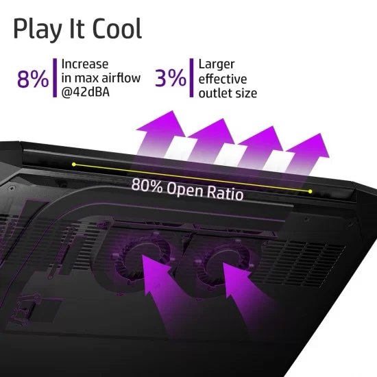 HP Pavilion Gaming Latest AMD Ryzen 5 5600H Processor 15.6 inch FHD Gaming Laptop 8GB/512GB SSD