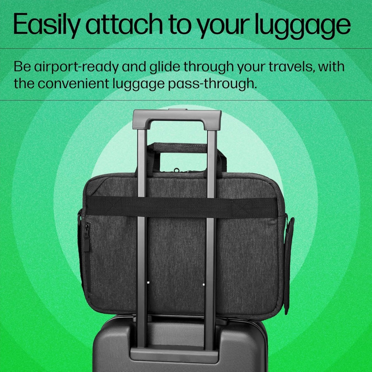 HP Prelude Pro 15.6-inch Laptop Bag/PE foam/Black in color/ 1 year warranty