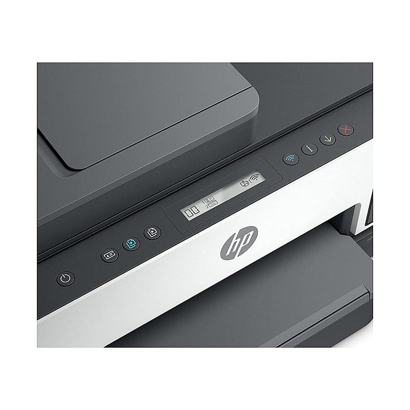 HP Smart 750 WiFi Duplex Printer with Smart-Guided Button, Print, Scan, Copy, Wireless, up to 12K Black or 8K Color Pages of Ink in The Box