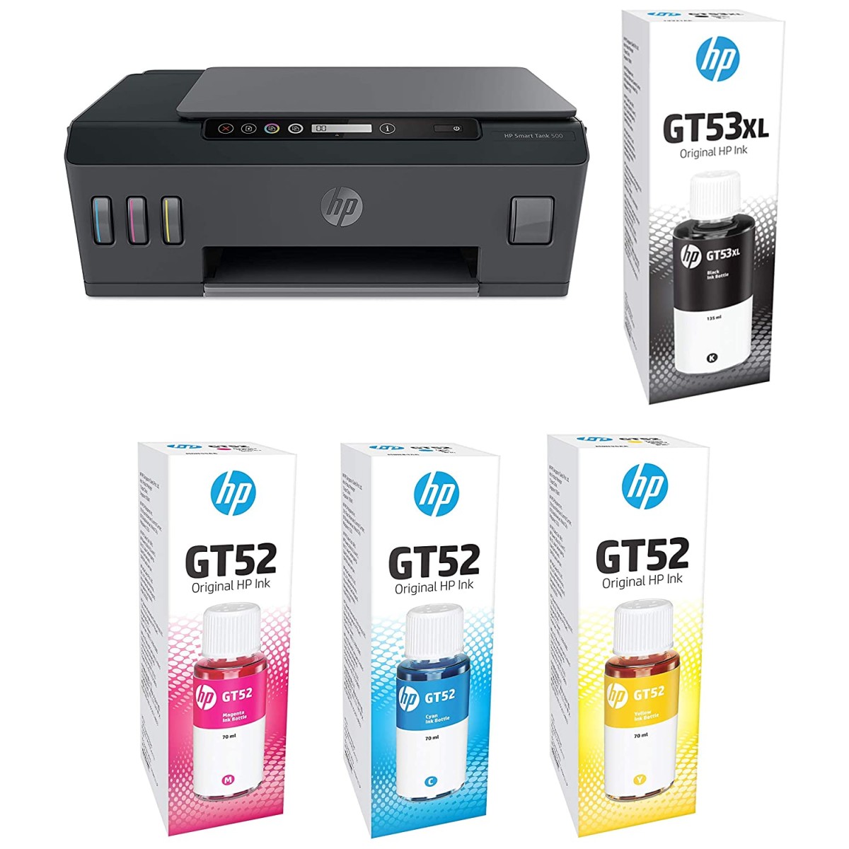 HP Smart Tank 500 Multi-function Color Inkjet Printer Black refurbished