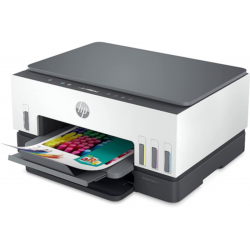 HP Smart Tank 670 All-in-One Wireless Integrated Ink Tank Colour Printer (Refurbished)