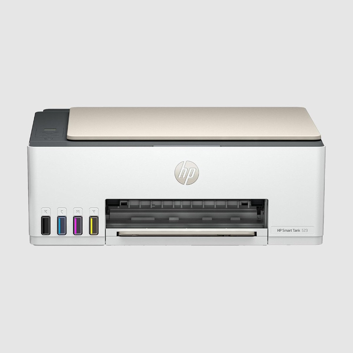 HP Smart Tank All in One 523 Multi-Function Color Ink Printer (Borderless Printing) for Print/Copy/Scan with Up to 4000 Pages of Black or 6000 Pages of Color