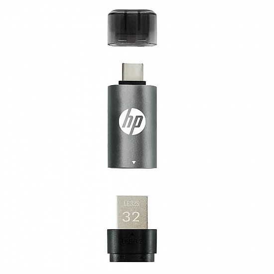 HP USB 3.2 32GB Type C OTG Flash Drive x5600c (Grey & Black)