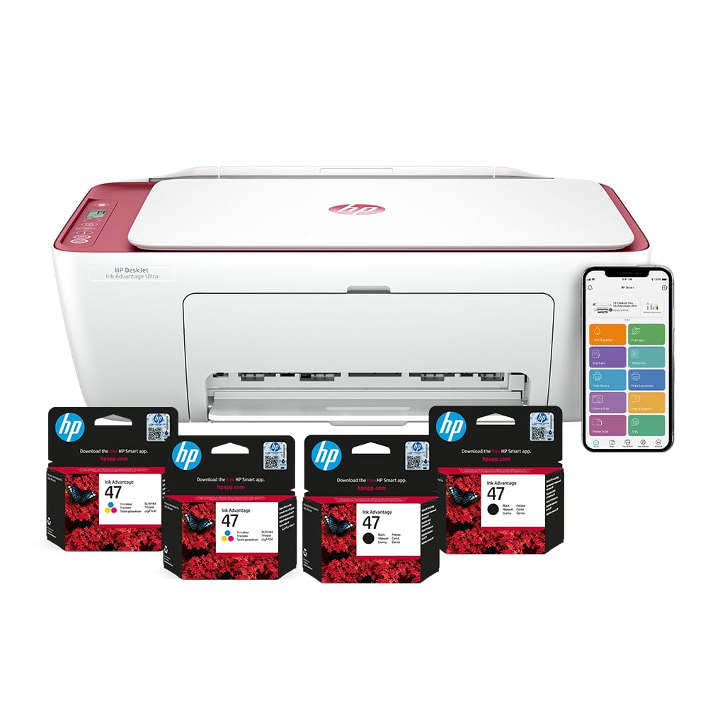 HP Ultra Ink Advantage 4929 WiFi Colour Printer – Print/Scan/Copy with 1 Year Warranty and Additional 2 Set of Inks.