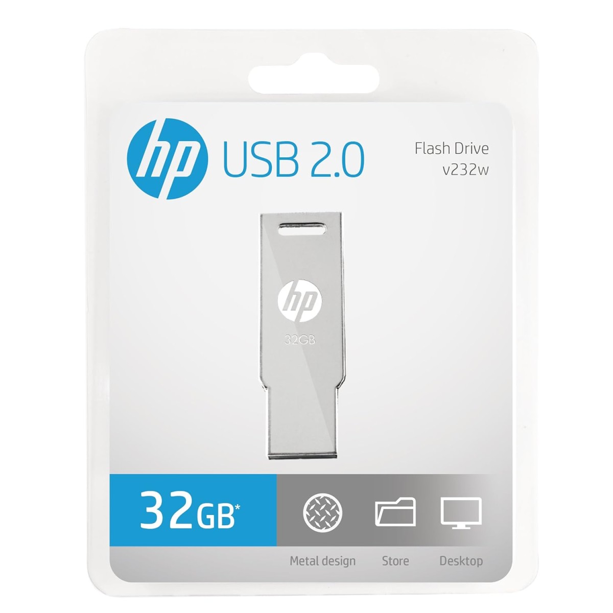 HP V232w 32GB USB2.0 Pen Drive (Silver)
