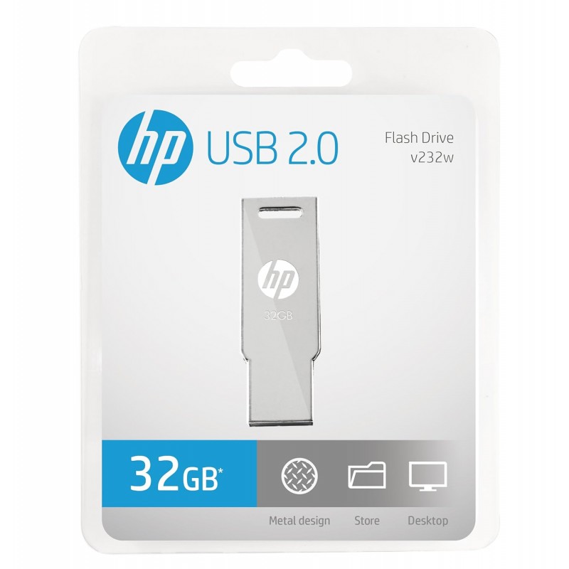 HP V232w 32GB USB2.0 Pen Drive (Silver) HP V232w 32GB USB2.0 Pen Drive (Silver)