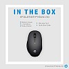 HP Wireless Bluetooth Mouse 250 for PCs and Laptops, Adjustable DPI High Resolution Optical Sensor Black (6CR73AA)