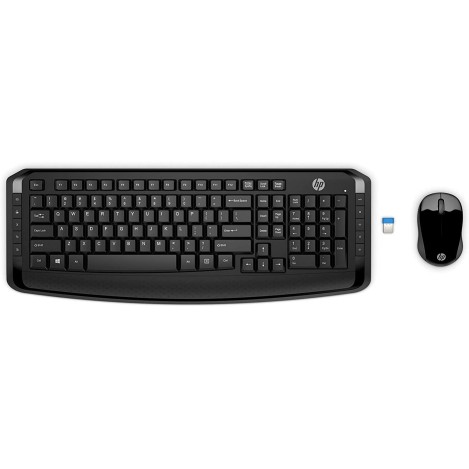 HP Wireless Keyboard and Mouse 300 Black HP Wireless Keyboard and Mouse 300 Black