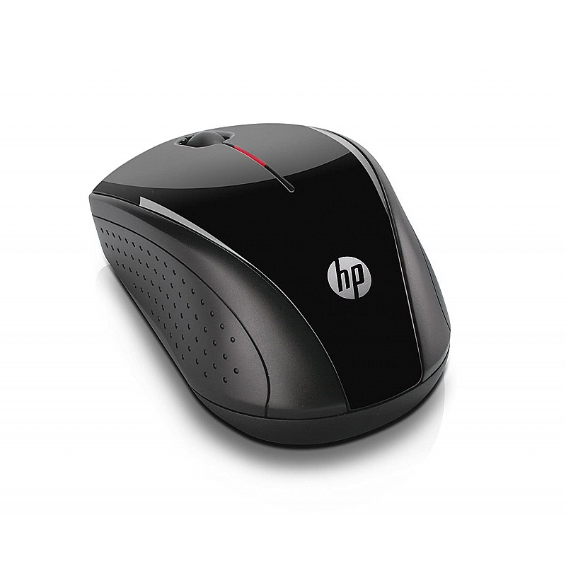 HP X3000 Wireless Optical Mouse 1600DPI 2.4GHz Connectivity with 3 Buttons Clickable Scroll Wheel and Plug N Play Feature (Black)