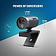 HP w100 480p/30 Fps Webcam, Built-in Mic, Plug and Play, Wide-Angle View for Video Calling, Skype, Zoom, Microsoft Teams, Black