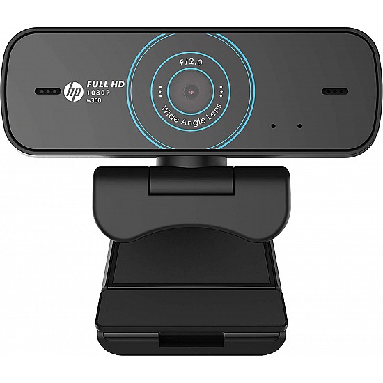 HP w300 1080p-30 Fps FHD Webcam 