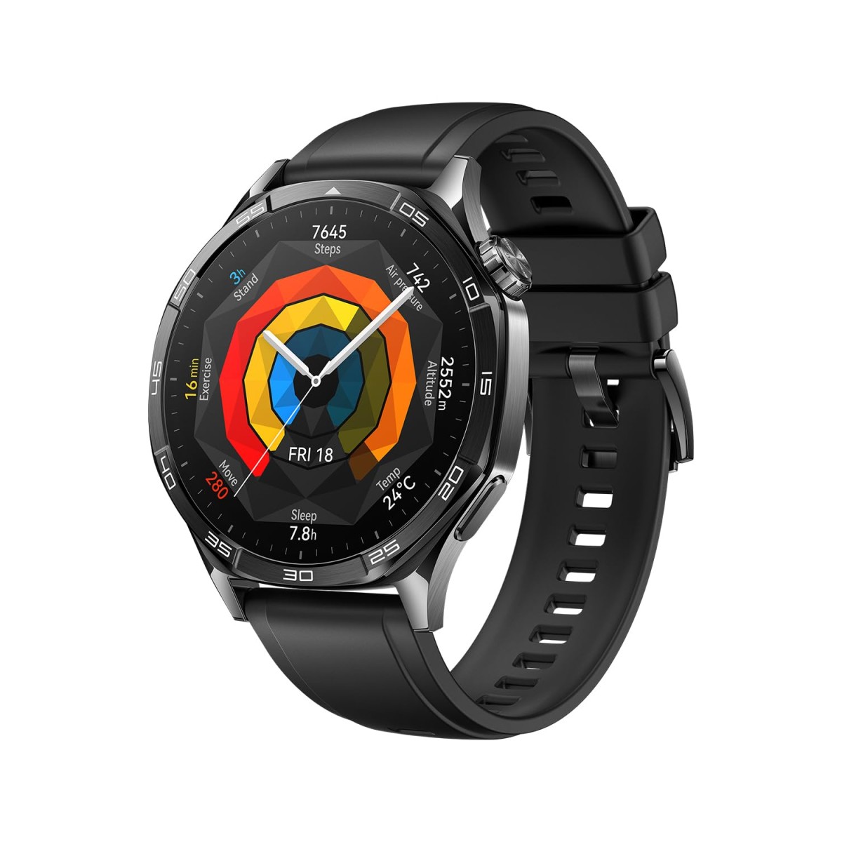 HUAWEI Watch GT 5 46mm Smartwatch, Up to 14 Days Battery Life, iOS & Android Compatible,Built in Maps, Pro-Level Sports