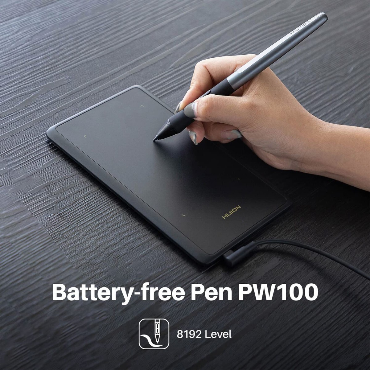 HUION H420X OSU Tablet Graphic Drawing with 8192 Levels Pressure Battery-Free Stylus, 4.17x2.6 inch/10.59 x6.60 cm Tablet