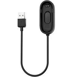 HUMBLE USB Power Adapter Fitness Charging Cable for MI Band 4, Black, 15 cm 