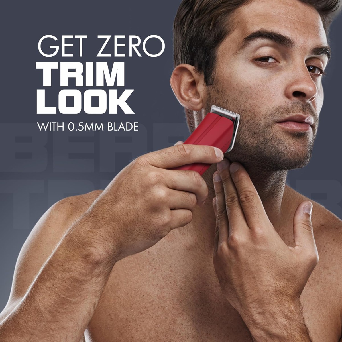 Havells Bt6111 Beard Trimmer, Skin Firendly Stainless Steel Blades 90 Mins Runtime Up To 13 Mm Length Settings 2 Years Guarantee (Red)-Battery Powered, Men