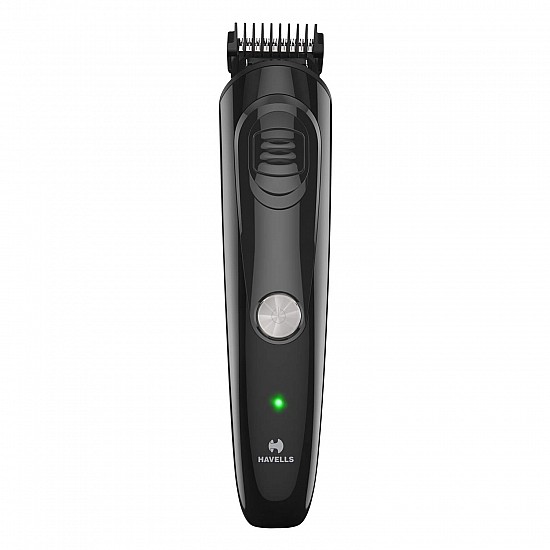 Havells GS6400 Quick Charge Multi-Grooming Kit with Beard, Detail and Nose Trimmer, 50,Minutes Runtime (Black)