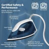 Havells Glace Plus 1000 Watts Dry Iron Press| 2X Non Stick Greblon Coating from Germany| 2X ISI Certified Safety & Performance| Fire Retardant Body| Havells (Blue)