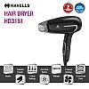 Havells HD3181 1600 Watts Unisex Foldable Hair Dryer; 3 Heat (Hot/Warm/Cold) Settings including Cool Shot Button; Heat Balance Technology (Black)