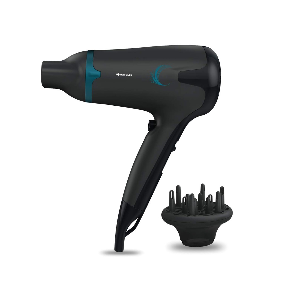 Havells HD3270 2-in-1 1700 Watts Hair Dryer with Diffuser and Thin Concentrator - Black Havells HD3270 2-in-1 1700 Watts Hair Dryer with Diffuser and Thin Concentrator - Black